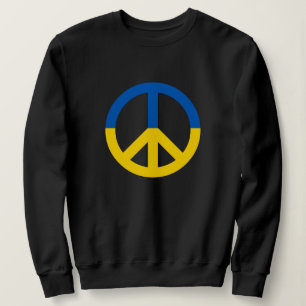 Fred för Ukraina, blå Gulten Flagga Färg T Shirt