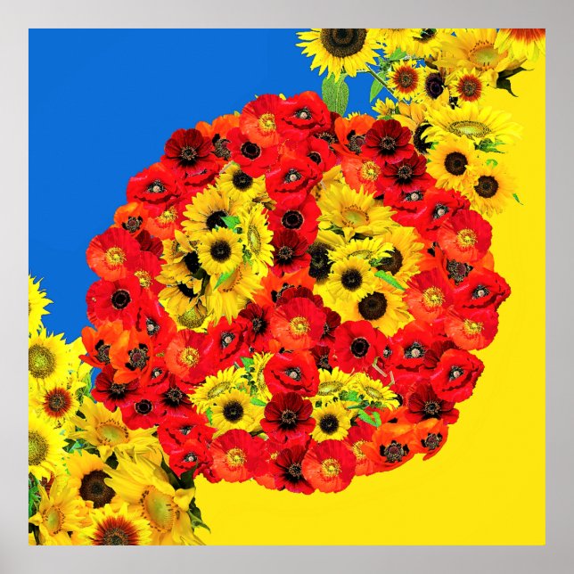 FRED FÖR UKRAINA! POSTER (Framsidan)