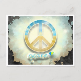 Fred för Ukraina-vykort Vykort