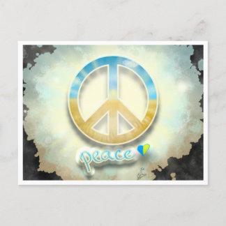 Fred för Ukraina-vykort Vykort