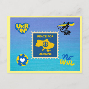 Fred för Ukraina-vykort Vykort