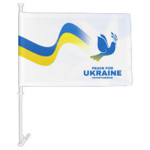 Fred för Ukrainas bilkonst Flagga