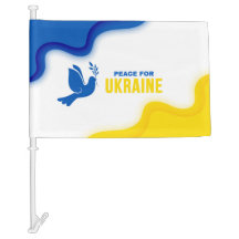 Fred för Ukrainas bilkonst Flagga