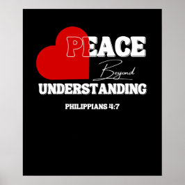 Fred från Jesus - John 14:27 Poster