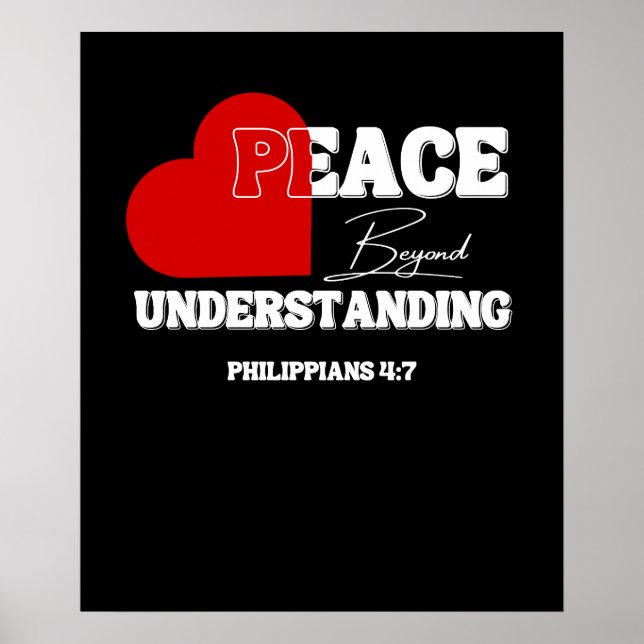 Fred från Jesus - John 14:27 Poster (Framsidan)