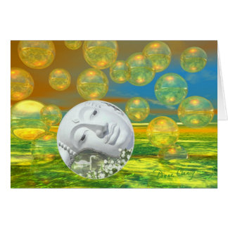 Fred - Golden och Emerald Serenity Hälsningskort