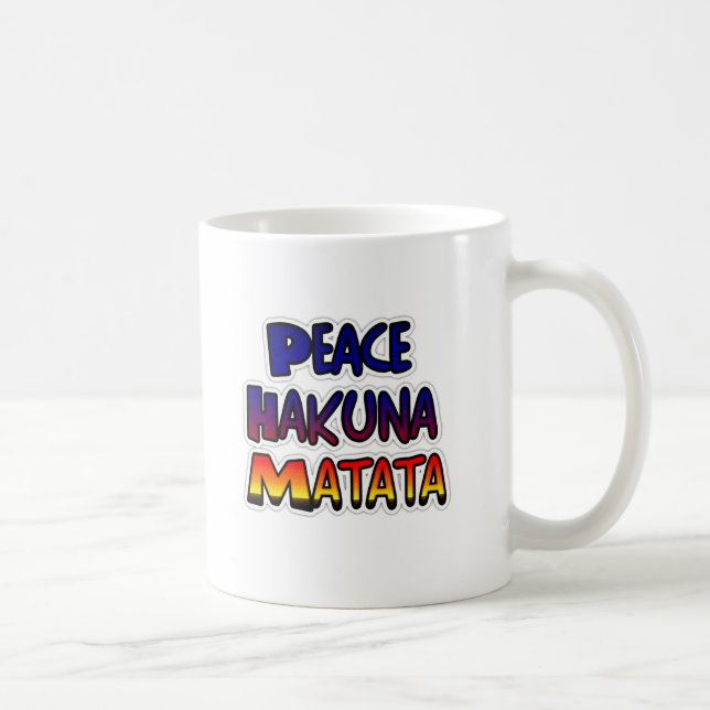 Fred Hakuna Matata Gradientkonst Kaffemugg (Höger)