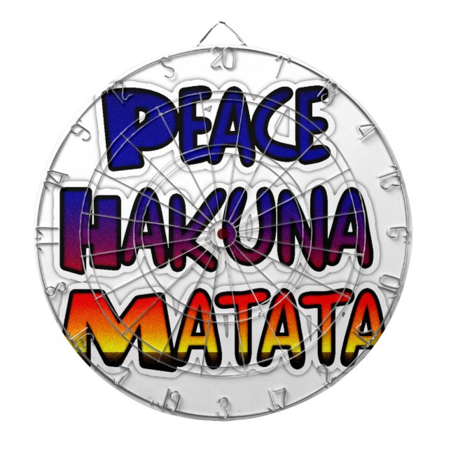 Fred Hakuna Matata Gradientkonst Piltavla (Framsidan)