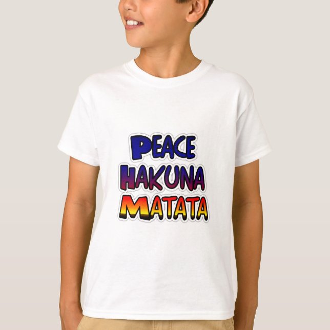 Fred Hakuna Matata Gradientkonst T-shirt (Framsida)
