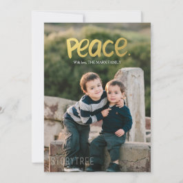 Fred | Helgdag-fotokort Julkort