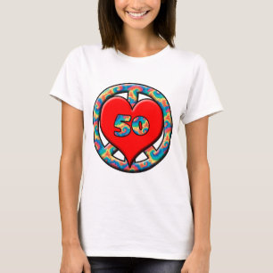 Fred hjärta, 50 tee shirt