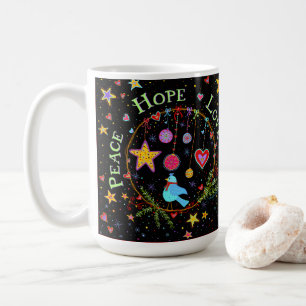 FRED, HOPE, KÄRLEK KAFFEMUGG