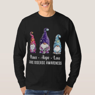 Fred Hopp Kärlek Tomtar Medvetenhet om Sällsynta S T Shirt
