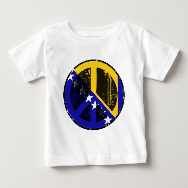 Fred i Bosnien och Hercegovina T-shirt (Framsida)