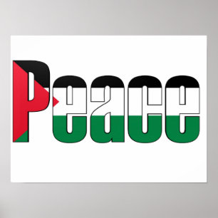 Fred i den Palestina affischen Poster