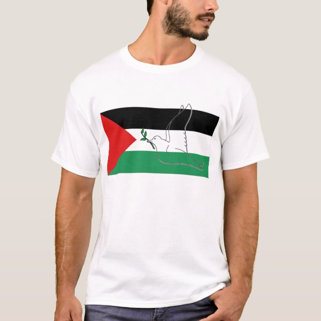 FRED I DEN PALESTINA TSHIRTEN - TEE (Framsida)
