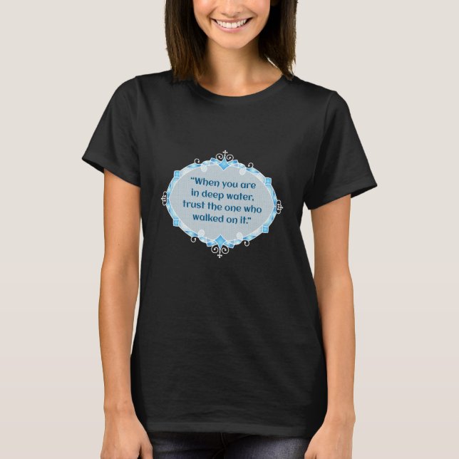 Fred i djupa vatten t shirt (Framsida)