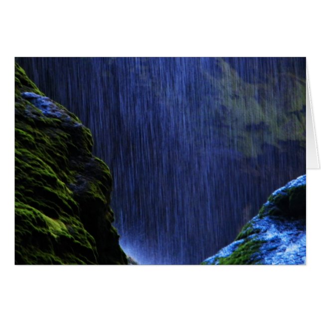 Fred i fallområdena hälsningskort (Framsidan Horizontal)