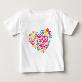 Fred i hjärtat tee shirt