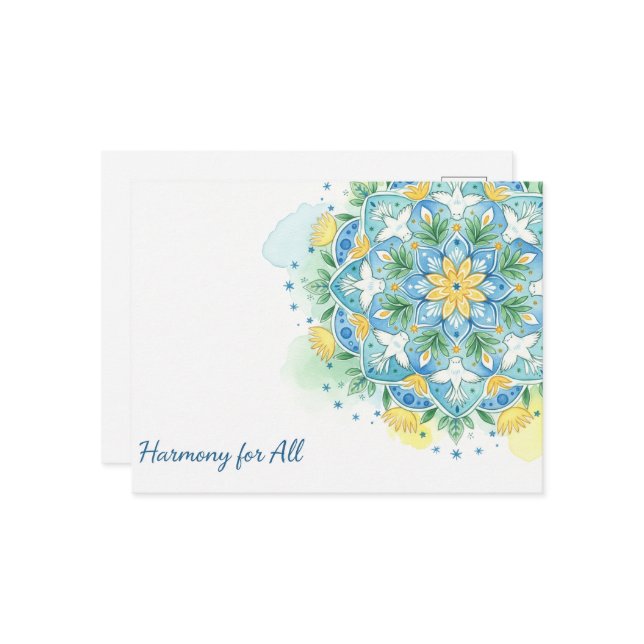 Fred i internationell vykort (Fram/Back In Situ)