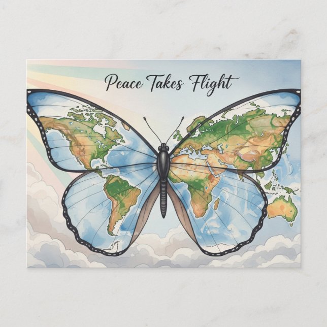 Fred i internationell vykort (Framsida)