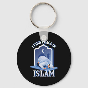 Fred i islam Muslim Allah Prayer Mosque Namaz Gi Nyckelring