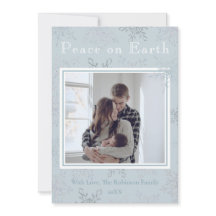 Fred i jorden Blå snöflingan en fotojul