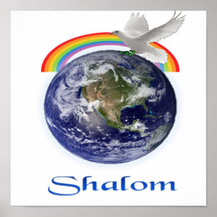 Fred i jordens shalom-produkter poster