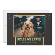 Fred i jordnära Roligt Modern julfoto