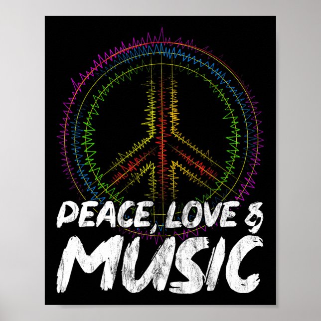 Fred i Kärlek och musik Poster (Framsidan)