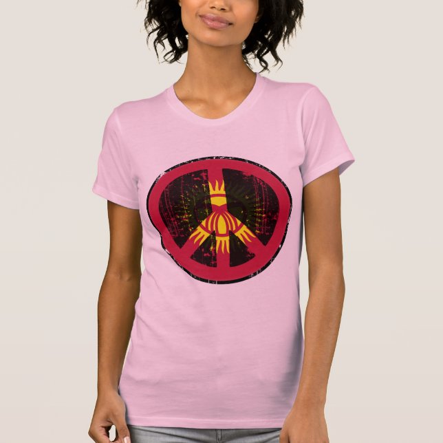 Fred i Kirgizistan Tee (Framsida)