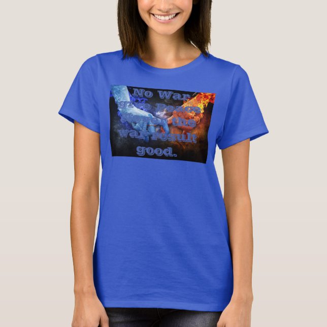 Fred i krig Kvinnor T-shirt (Framsida)