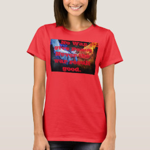 Fred i krig Kvinnor T-shirt