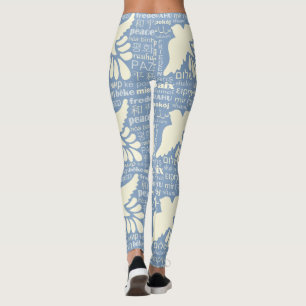 FRED i många beställnings- färgdamasker för sp Leggings