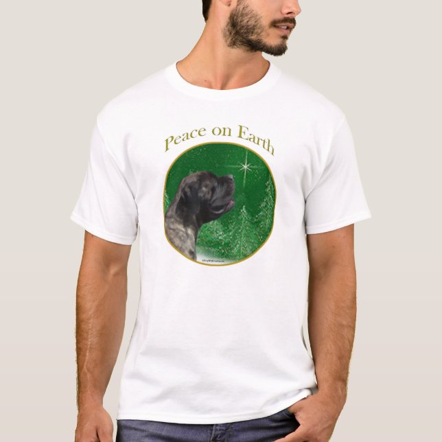 Fred i Mastiff (brindle) T-shirt (Framsida)