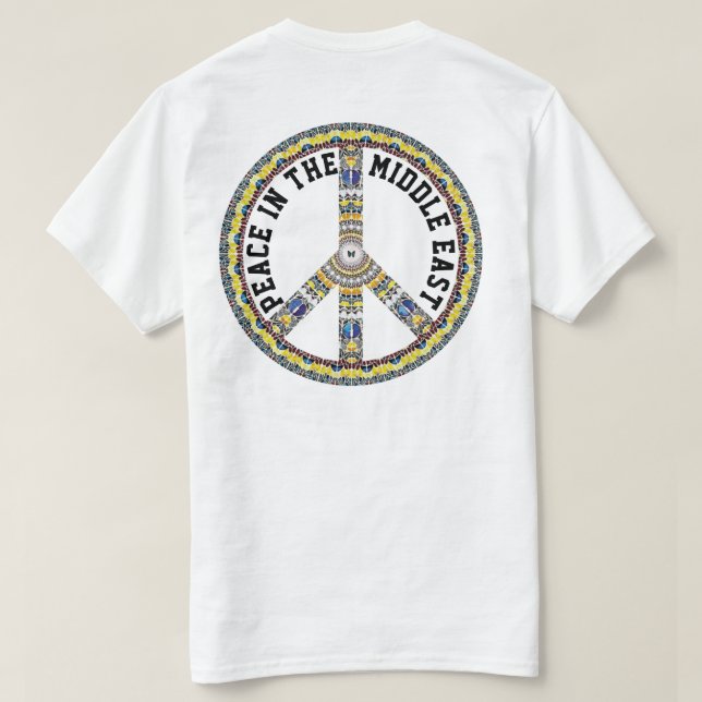 FRED I MELLAN ÖSTERN - GEOMETRISK BUTTERFLIK T SHIRT (Design baksida)