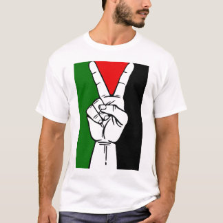 FRED I PALESTINA FRI PALESTINA MANAR höga KVINNOR T Shirt