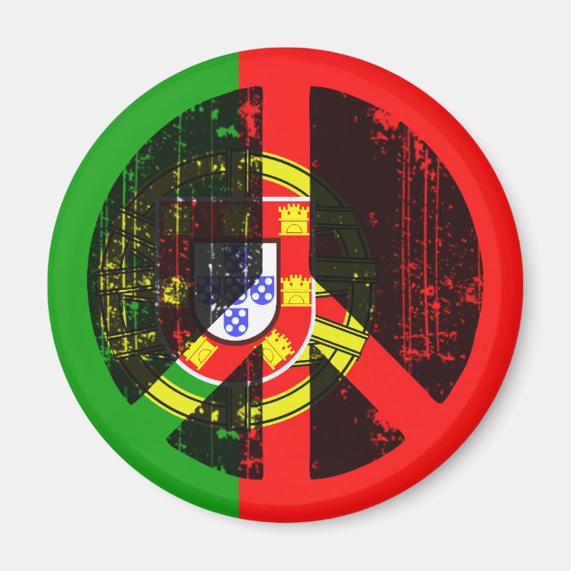 Fred i Portugal Magnet (Framsidan)