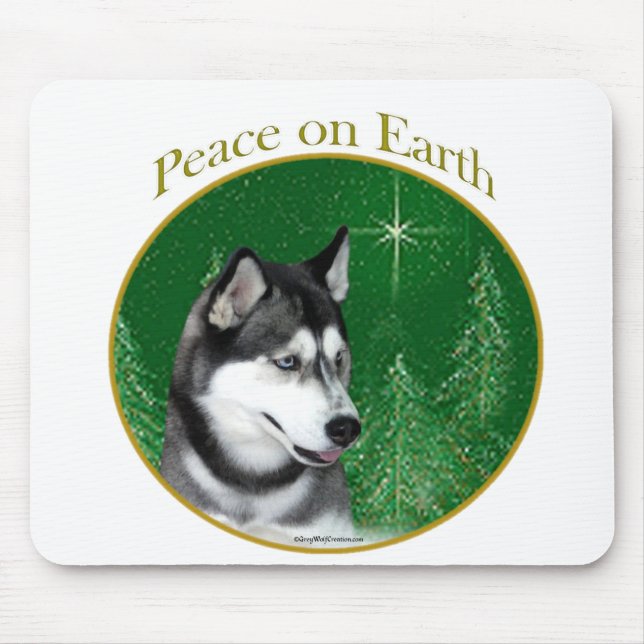 Fred i siberian husky (blk) musmatta (Framsidan)