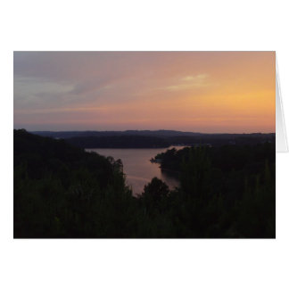 Fred i slutet av dagen hälsningskort