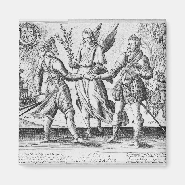 Fred i Spanien Magnet (Framsidan)