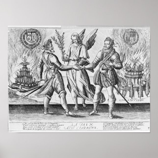 Fred i Spanien Poster (Framsidan)