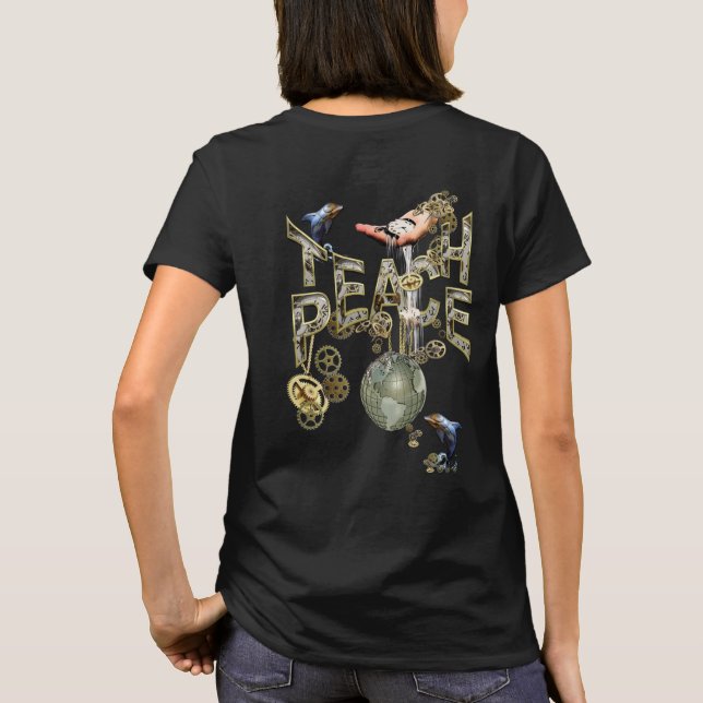 Fred i Steampunk Teach T Shirt (Baksida)