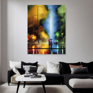 Fred i Storm Bra Wall Art Canvastryck