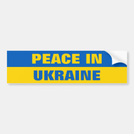 FRED I UKRAINA BUMPER STICKER BILDEKAL