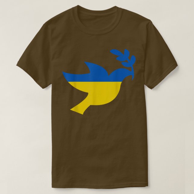 Fred i Ukraina Dove Tshirt för Women Manar Ukraini T Shirt (Design framsida)