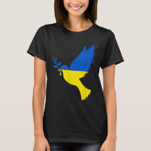 Fred i Ukraina-duva. Stå med Ukraina. Stöd T Shirt