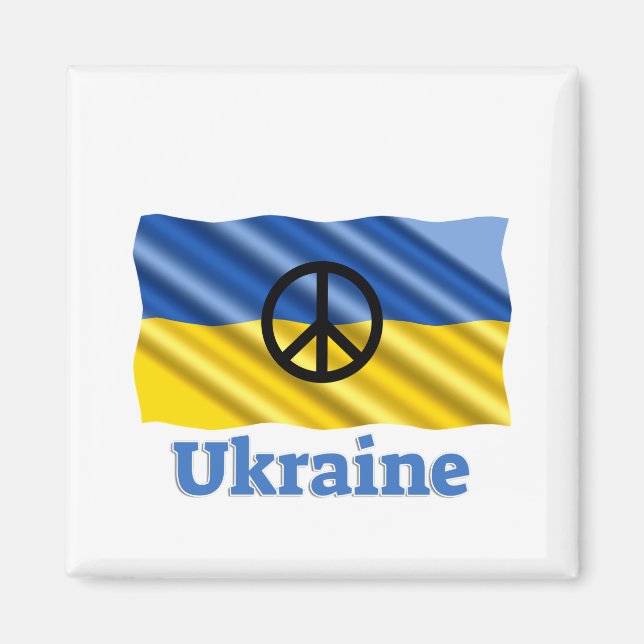 Fred i Ukraina - fred och Kärlek Magnet (Framsidan)