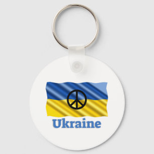 Fred i Ukraina - fred och Kärlek Nyckelring