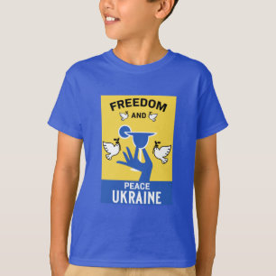 Fred i Ukraina - Kärlek och stöd T Shirt